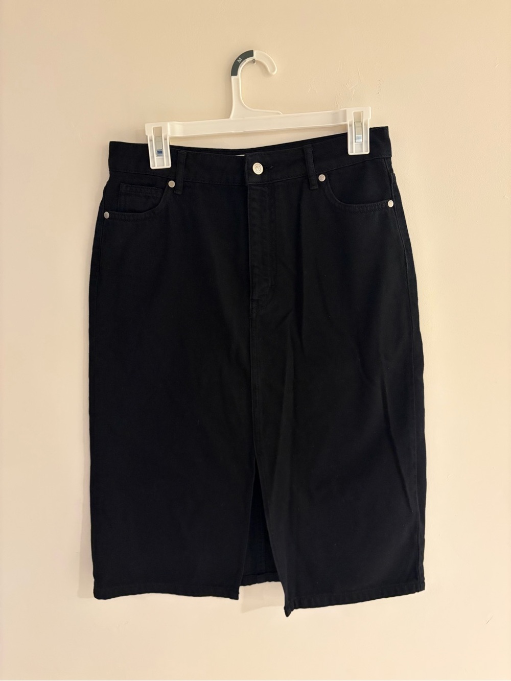 Women’s Black Denim Skirt-Style Skirt